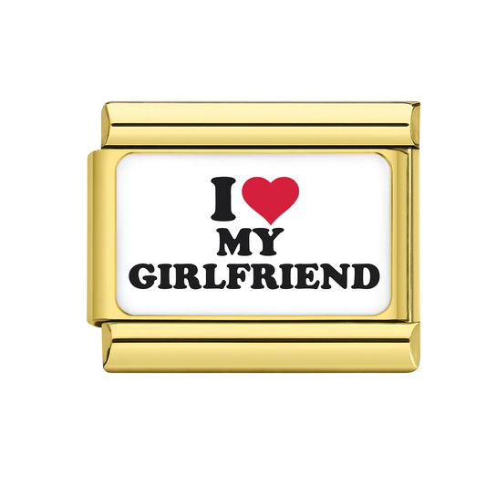 „I Love My Girlfriend“-Charm