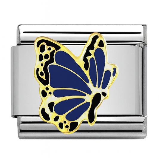 Blauer Schmetterling