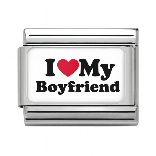 „I Love My Boyfriend“-Charm