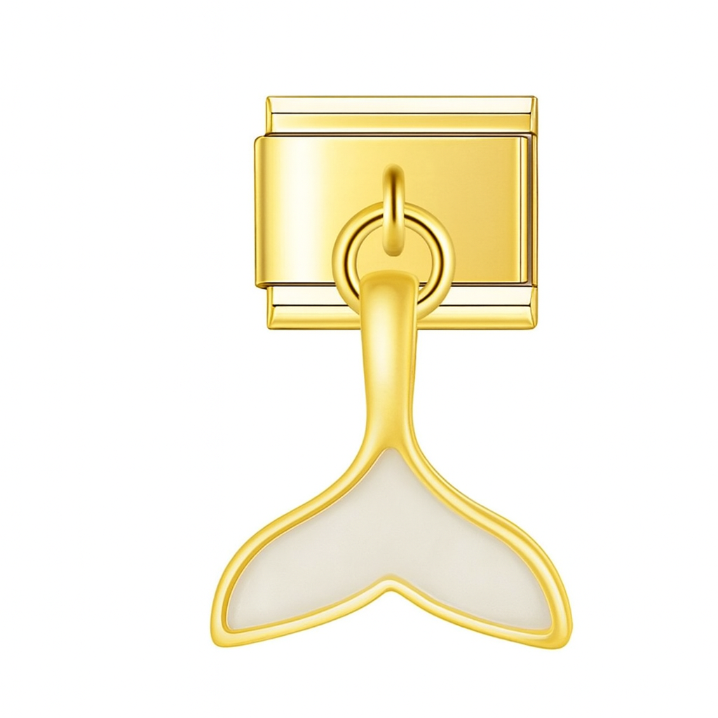 Goldene Meerjungfrauenflosse