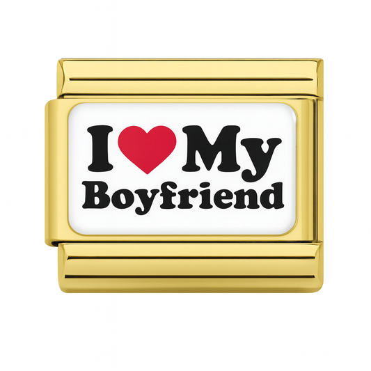 „I Love My Boyfriend“-Charm