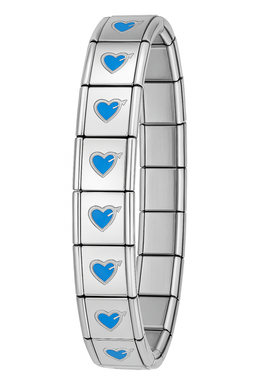 Silbernes Herz Armband